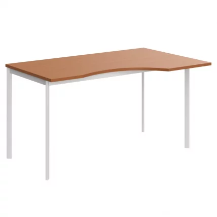 Стол эргономичный IMAGO-S CA-2S(L/R) груша ароза белый полуматовый_0