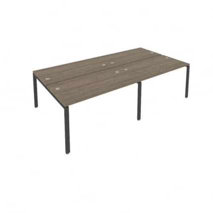 Рабочая станция на 4 раб.места Metal System Б.СМ-4.3 Вяз/Антрацит_0