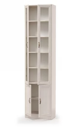 Шкаф комбинированный Оливия В-18 Вудлайн кремовый Аруша венге_1