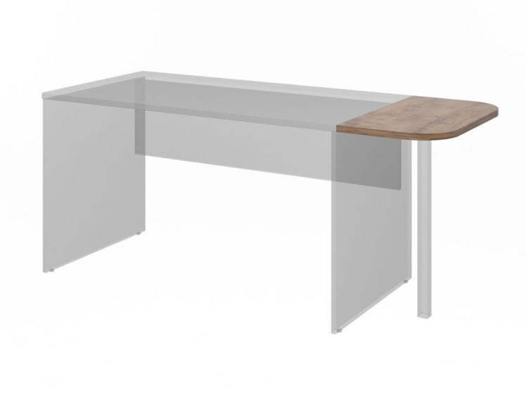 Приставная столешница LEMO L-81 Таксония шоколадная_2