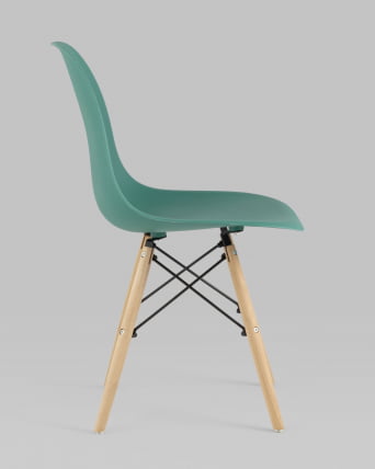 Стул Еамес Стйле ДСВ серо-зеленый 4 шт. комплект (разборный каркас) / Eames Style DSW_4