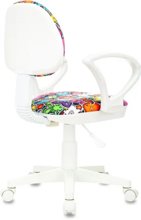Кресло детское Бюрократ KD-3/WH/ARM/MASKARAD_3