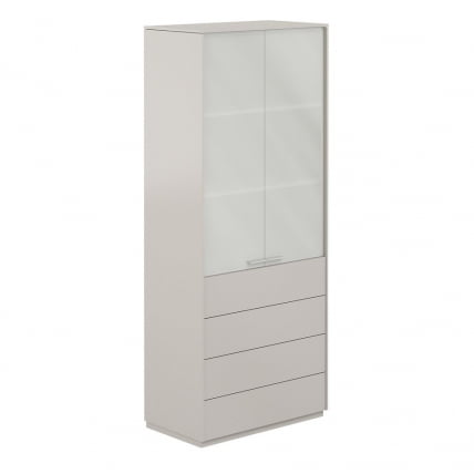 Шкаф высокий Atlas NZ-0332.GS.GS Серый камень_0