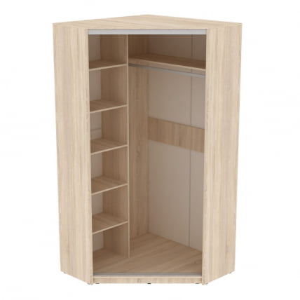 Шкаф-купе Белла(H10)2200х1153х1153(Венге-D9D10)_1