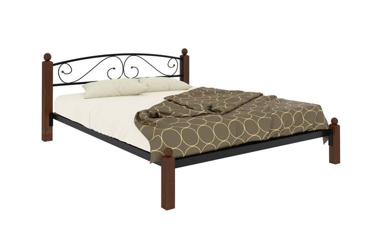Кровать Вероника Lux 1200х1900 Черная_0