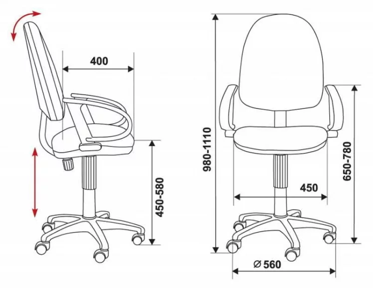 Кресло офисное Бюрократ CH-300 AXSN BLUE_5
