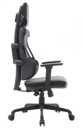 Кресло геймерское Everprof Serval S Ткань Черно-серый_2