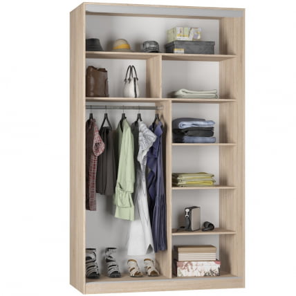 Шкаф-купе B-230х135х60-1(Белый-D9D10)_1