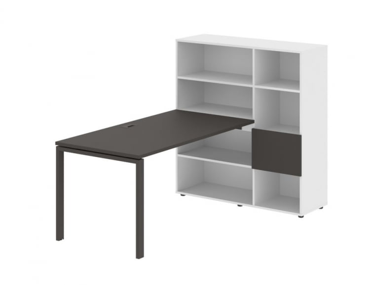 Рабочая станция EDIS EURST 1215 Мокко Мокко Белый_0