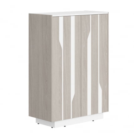 Шкаф средний Line СФ-574202 Дуб серый Белый_0