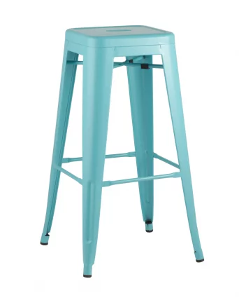 Стул барный Tolix Голубой матовый_0