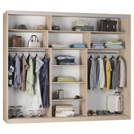 Шкаф-купе B-230х270х60-1(ДСС-D7D7D7)_1