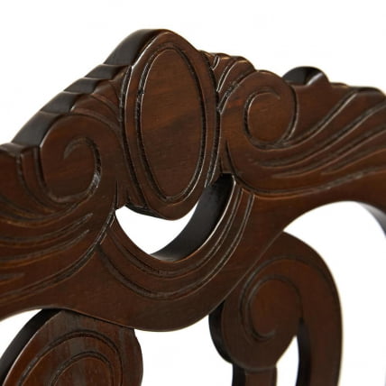 Стул Андромеда/ Andromeda дерево гевея, 47х55,5х107 см, Cappuchino, ткань коричневая S 168-7_4