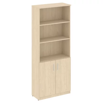 Шкаф высокий широкий (2 низкие двери ЛДСП) NOVA S В.СТ-1.1 Бук Артизан_0