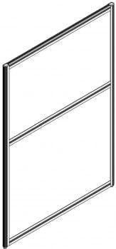 Перегородка 1300 мм RAND RP130SS60 Серый_0