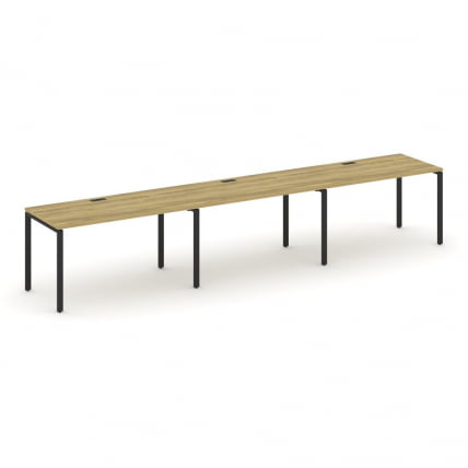 Рабочая станция на 3 места CONCEPT CN.ORS-007 Дуб Винченцо Антрацит_0