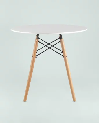 Стол обеденный DSW D80 Белый_2