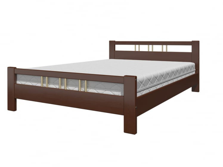 Кровать из массива Вероника 3 200х160 Орех_0