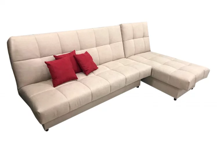 Диван Эльбрус с оттоманкой на пружинном блоке_0