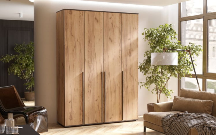 Шкаф Норд 4-х ств. Дуб крафт_1