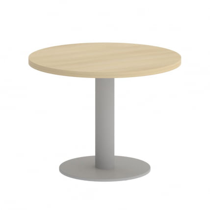 Стол журнальный круглый HOME OFFICE VR.SP-5-60.1G Акация Лорка/Серый металл_0