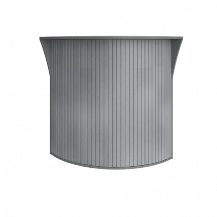 Стойка угловая (радиусный элемент - ролета) Riva А.РС-5.5 Серый_0