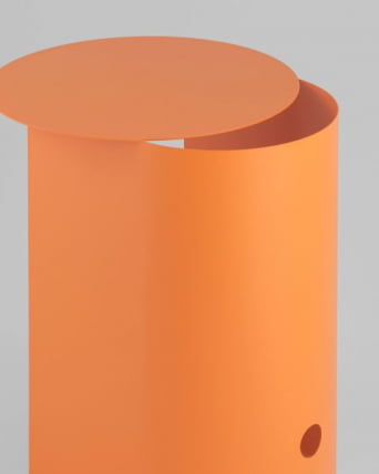 Журнальный столик Floire металл оранжевый_9