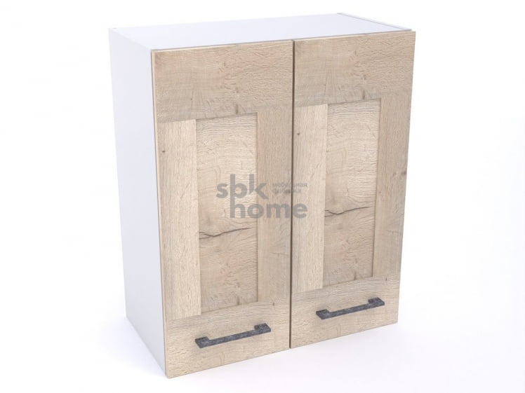 Шкаф ШГ-60 2-х дверный, Дублин (600*320*720) Дуб галифакс белый, 21642 _0