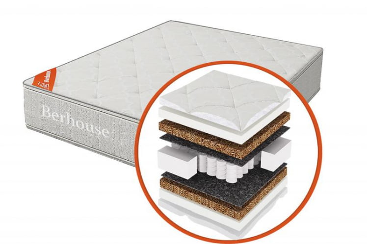 Матрас Mega кокос 10 (Berhouse) Размер: 1200х2000 мм_0
