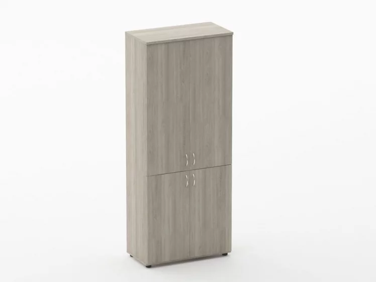 Шкаф высокий закрытый Twin 16.16.101 Дуб Сантана светлый_0