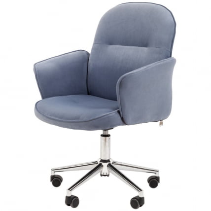 Офисное кресло CHAIRMAN HOME 130 велюр Голубой_4