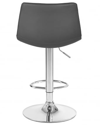 Стул барный DOBRIN TAILOR экокожа Серый_4