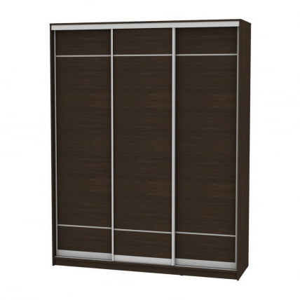 Шкаф-купе B-220х180х60-1(Венге-D7D7D7)_0