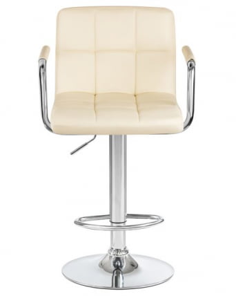 Стул барный DOBRIN KRUGER ARM (кремовый) 2 шт_6