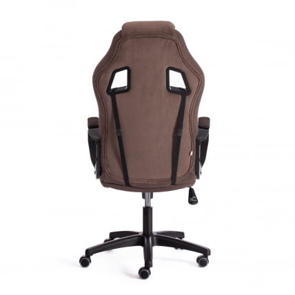 Кресло DRIVER (22) флок/ткань, коричневый, 6/TW-24_3