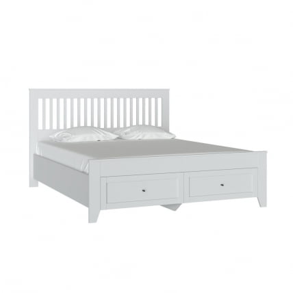 Кровать 1600 Аликанте ЛД 415.090.000 Белый_0