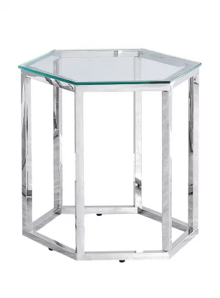 Журнальный стол ГЕКС Серебро_0