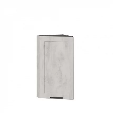 Шкаф кухонный окончание 350 Джамис ЛД 296.690.000.076 Черный Белый камень_0