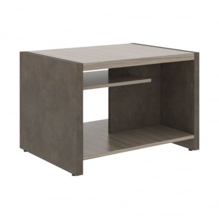 Стол журнальный WOOD&STONE СФ-531602 Дрифтвуд Бетон Чикаго темный_0