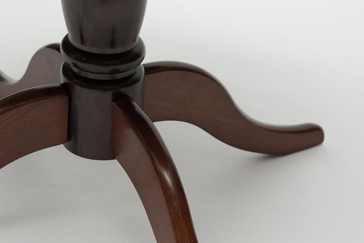 Стол раскладной Siena ( SA-T4EX) дерево гевея/мдф, 90+30х90х75см, Tobacco_5