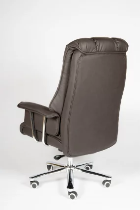 Кресло офисное Президент H-1133-322  leather Темно-коричневый_3
