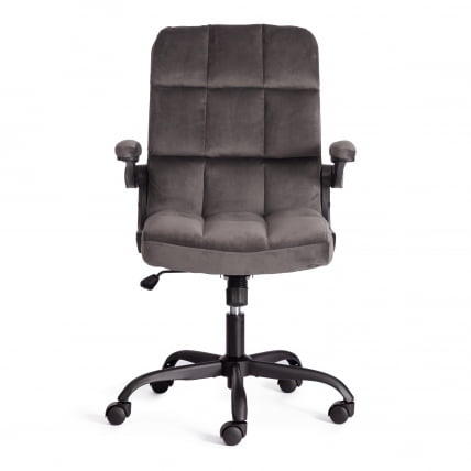 Кресло офисное Lugano велюр, темно-серый_4