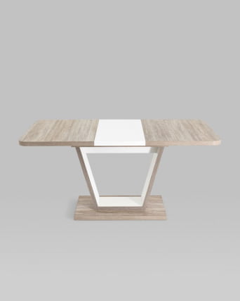 Стол раскладной Vector 120-160 Дуб анкона-белый_6