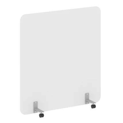 Перегородка на металлических опорах, на роликах R-line DP.R-140-150 Белый_0