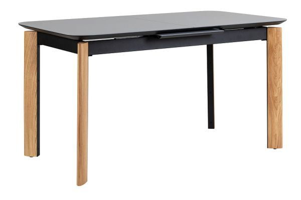 Стол раскладной Combi Glass 140-180 Automatic Natur/Dark matte glass_11