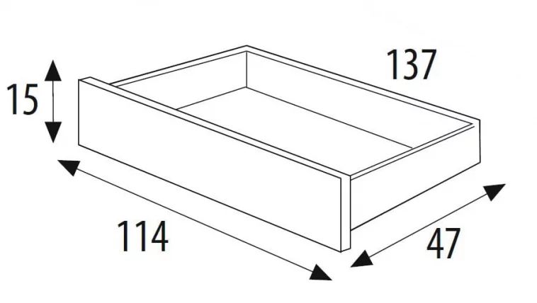 Ящик для кровати 120*60 Micuna CP-1405 sand_2