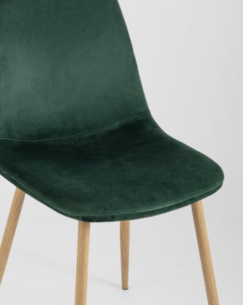 Стул Валенсия велюр Зеленый_7