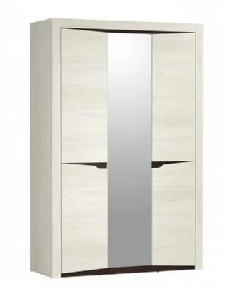 Шкаф для одежды Лючия 33.02 Ясень анкор светлый Венге_0