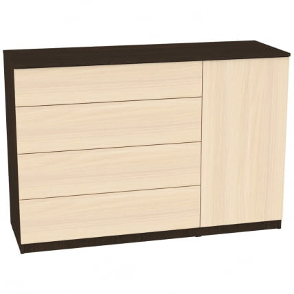 Комод Калисто(K43)923х1352х468PUSHtoOPEN(Венге-ДМ)_0