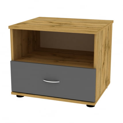 Комод Алиса(K10)458х540х459ручкаскоба96мм(ДВ-Графит)_0